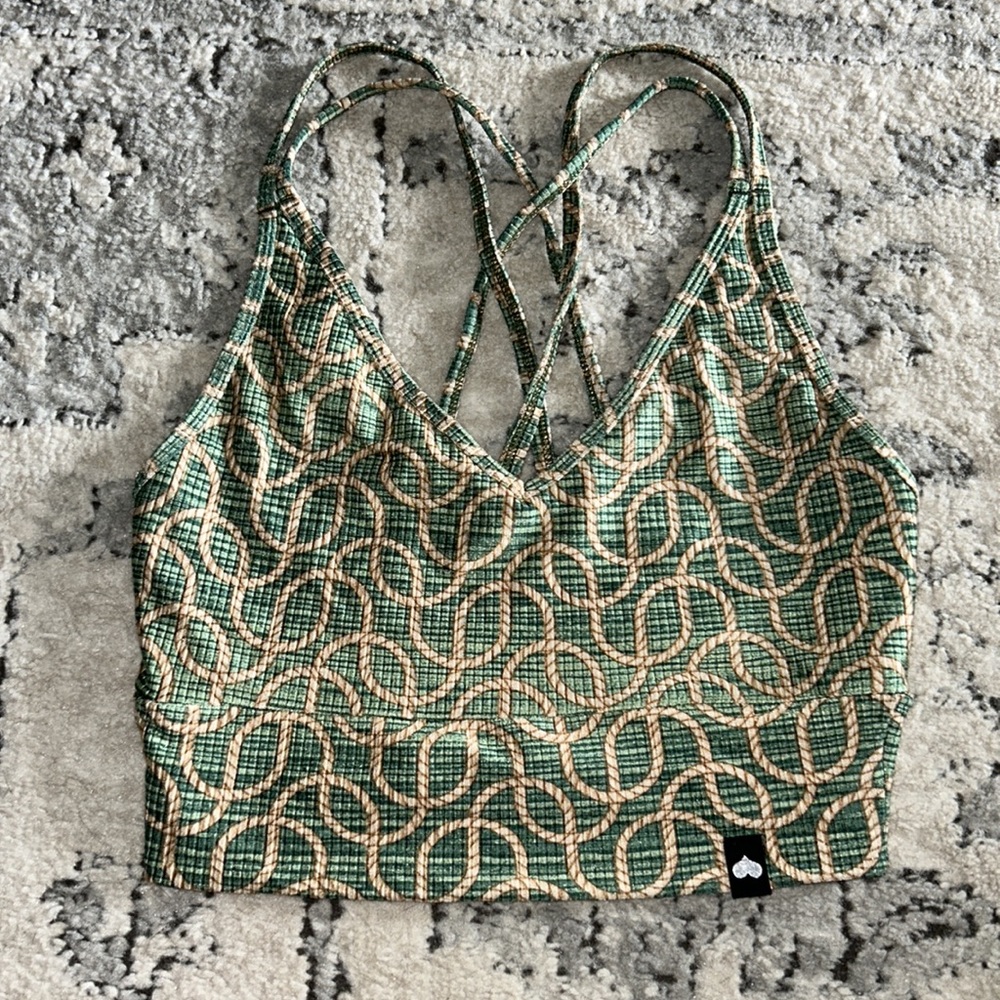 Golden Hour Tank • green ONESIZE